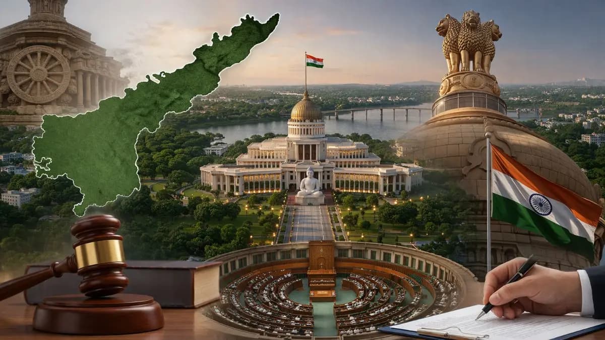 Andhra Pradesh Reorganisation (Amendment) Bill 2026 Explained: Amaravati Becomes AP’s Sole Capital