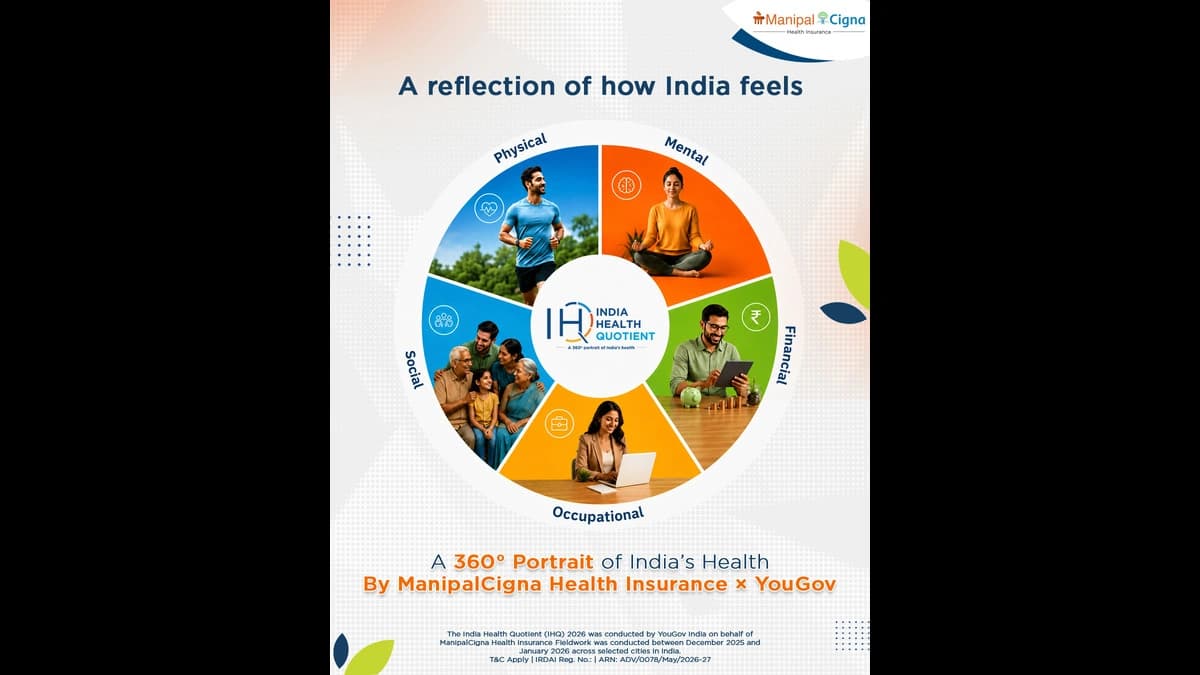 Urban India Records Moderate Wellbeing Score of 65, ManipalCigna IHQ 2026 Finds