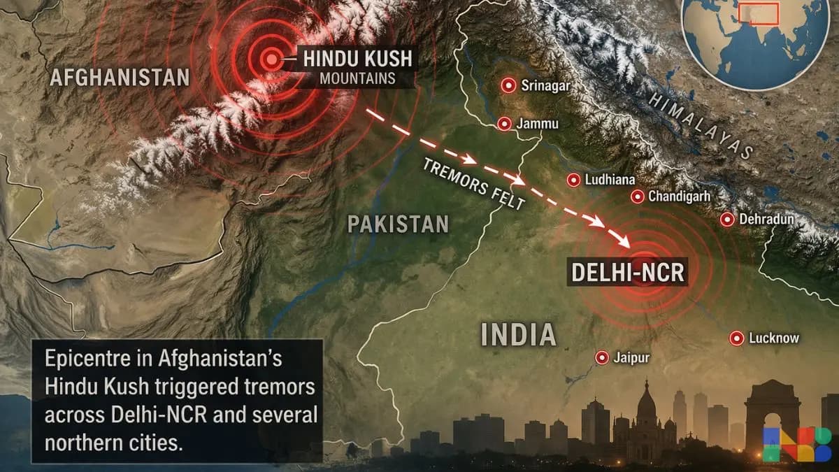 Afghanistan Quake Shakes Delhi-NCR, North India; Panic for a Few Seconds, But No Major Damage Reported