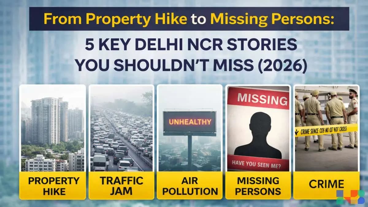 From Property Hike to Missing Persons: 5 Key Delhi NCR Stories You Shouldn’t Miss (2026)