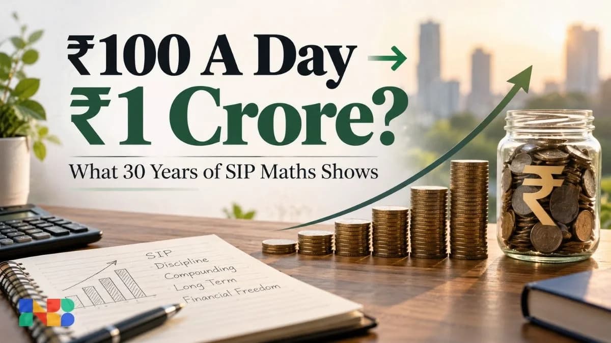 ₹100 Invested in SIP Every Day: How Much Can It Become in 10, 20 and 30 Years?