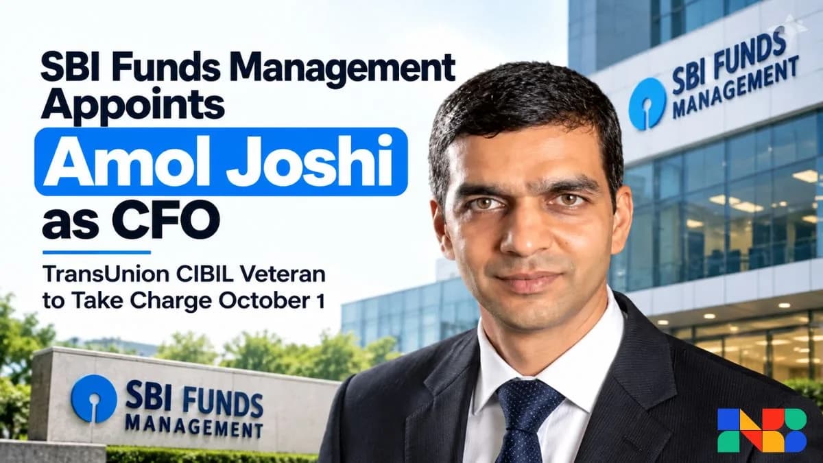 SBI Funds Management Appoints Amol Joshi as CFO