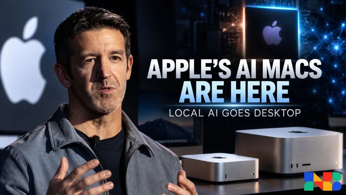 Apple AI Desktop Era Begins: M6 & M5 Ultra Shock the PC Market