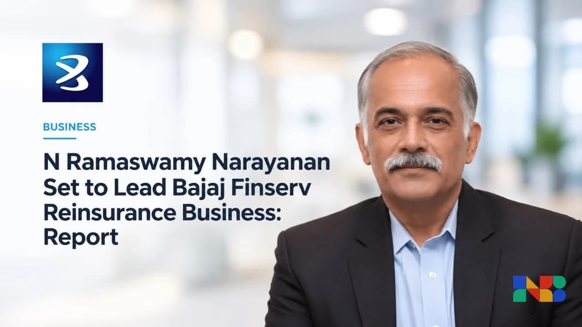 N Ramaswamy Narayanan Set to Lead Bajaj Finserv Reinsurance Business: Report