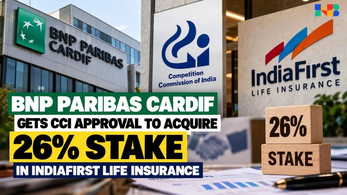 BNP Paribas Cardif IndiaFirst Life: CCI Clears 26% Stake at $350M