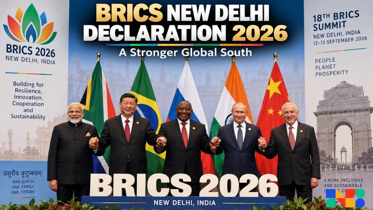 The BRICS New Delhi Declaration 2026: Decoding the 140-Point Global Pivot
