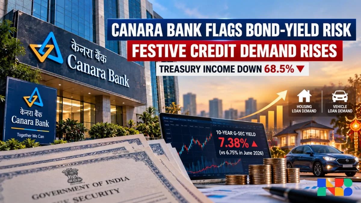 Canara Bank Q2 Results: Treasury Income Crashes 68%, CEO Warns of...