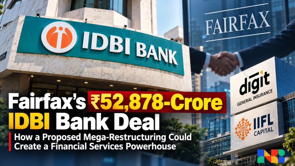 IDBI Bank Sold! Inside Fairfax’s ₹52,878Cr Mega Masterplan