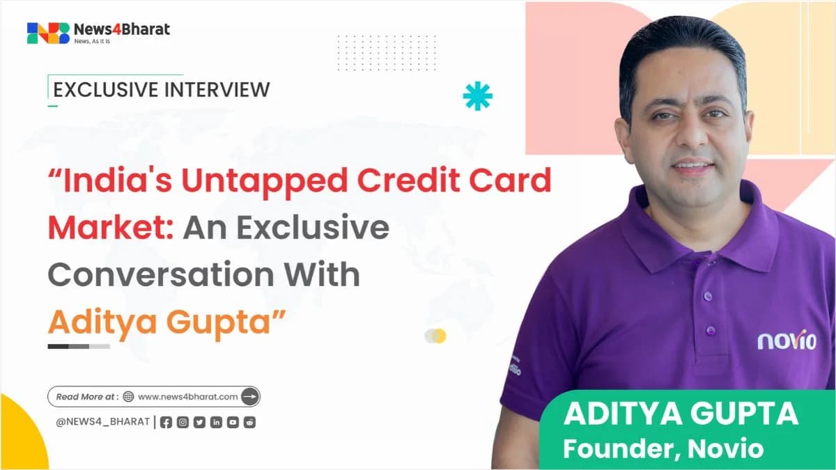 India's Untapped Credit Card Market: An Exclusive Conversation With novio Founder Aditya Gupta