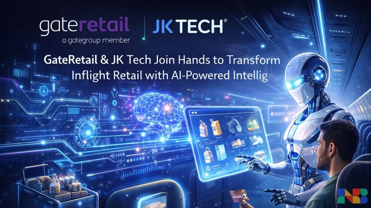 gateretail & JK Tech Join Hands to Transform Inflight Retail with AI-Powered Intelligence