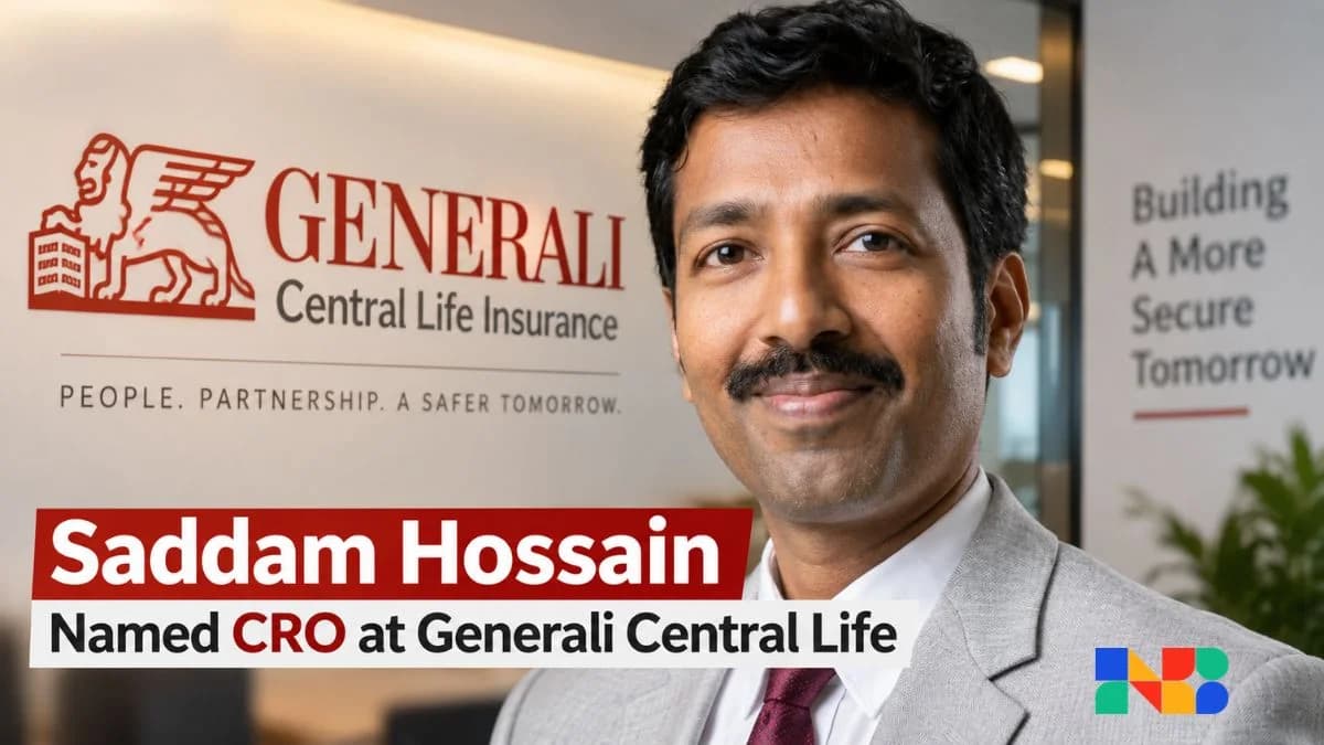 Generali Central Life Insurance Appoints Saddam Hossain as Chief Risk Officer