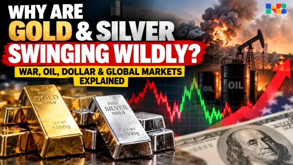 Gold at ₹1.51L, Silver Drops ₹14K: Why War Is Crashing Prices