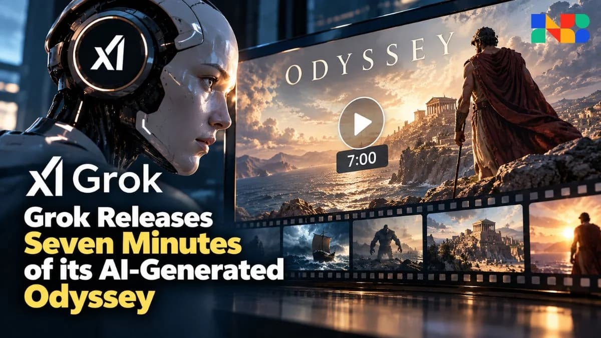 Grok AI Releases 7-Mins AI Odyssey Episode Ahead of 2026 Film Deadline