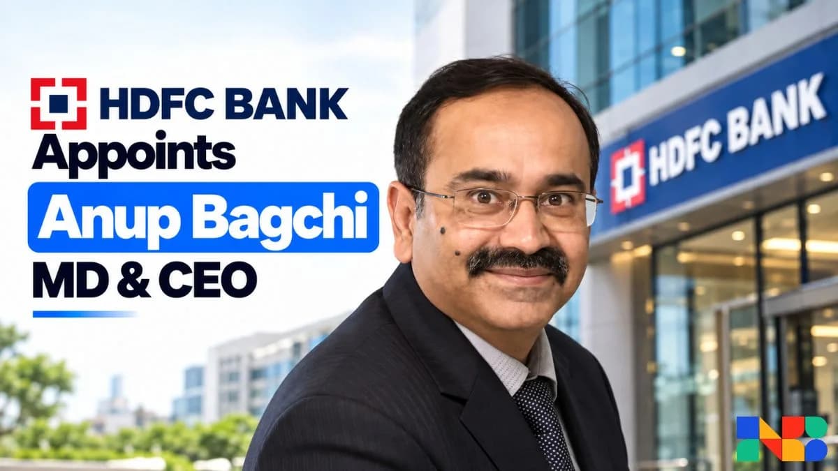 Anup Bagchi Appointed HDFC Bank MD & CEO: RBI Approves 3-Year Term