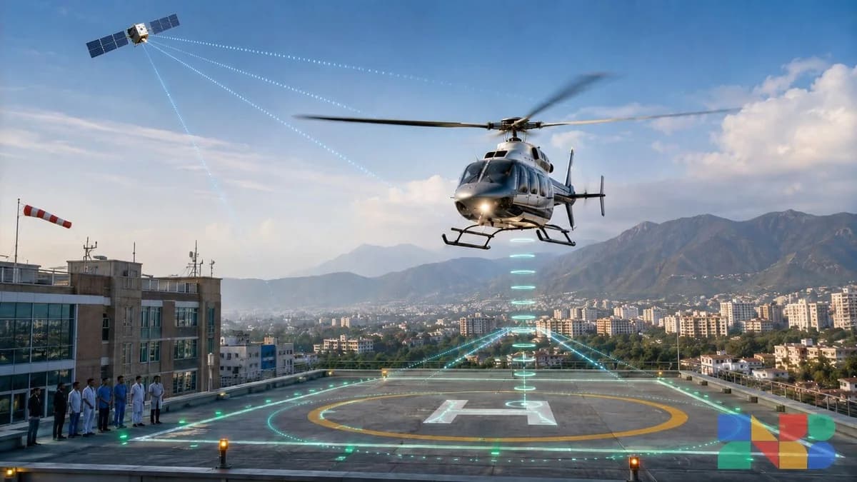 India Approves First PinS Helicopter Landing Procedure, Opening New Era of All-Weather Heliport Access