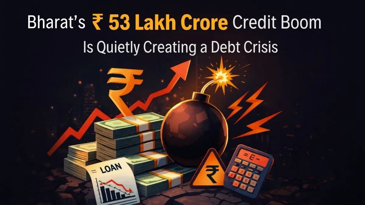 India’s ₹53 Lakh Crore Credit Boom Is Quietly Creating a Debt Crisis