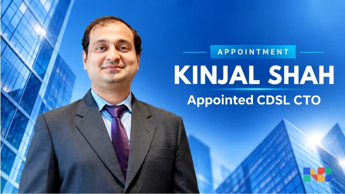 Kinjal Shah Appointed CDSL CTO as Demat Scale Expands