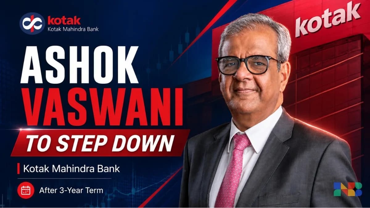 Kotak Mahindra Bank MD Ashok Vaswani to Step Down After Three-Year Term