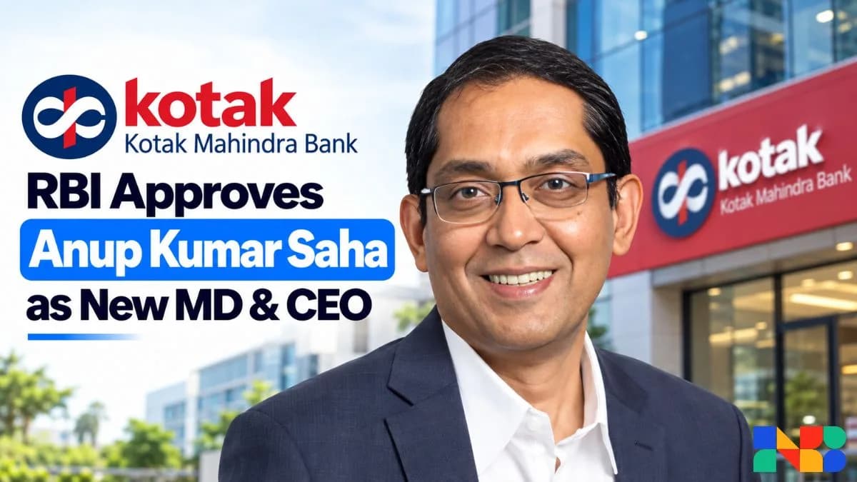 Anup Kumar Saha to Succeed Ashok Vaswani as Kotak Mahindra Bank MD & CEO in 2027