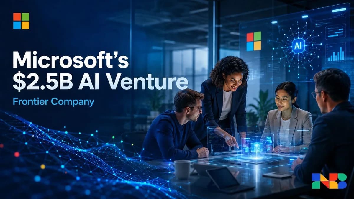 Microsoft Launches $2.5 Billion AI Venture 'Frontier Company' to Embed Engineers Inside Businesses