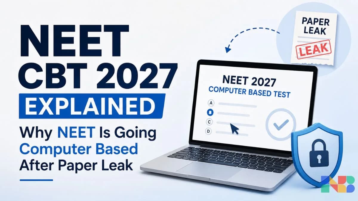 NEET CBT 2027 Explained: Why NEET Is Going Computer Based After Paper Leak