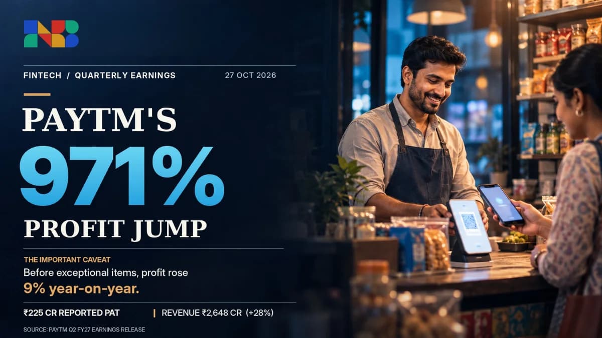 Paytm Q2 FY27 Profit Jumps to ₹225Cr; Revenue Rises 28% to ₹2,648Cr