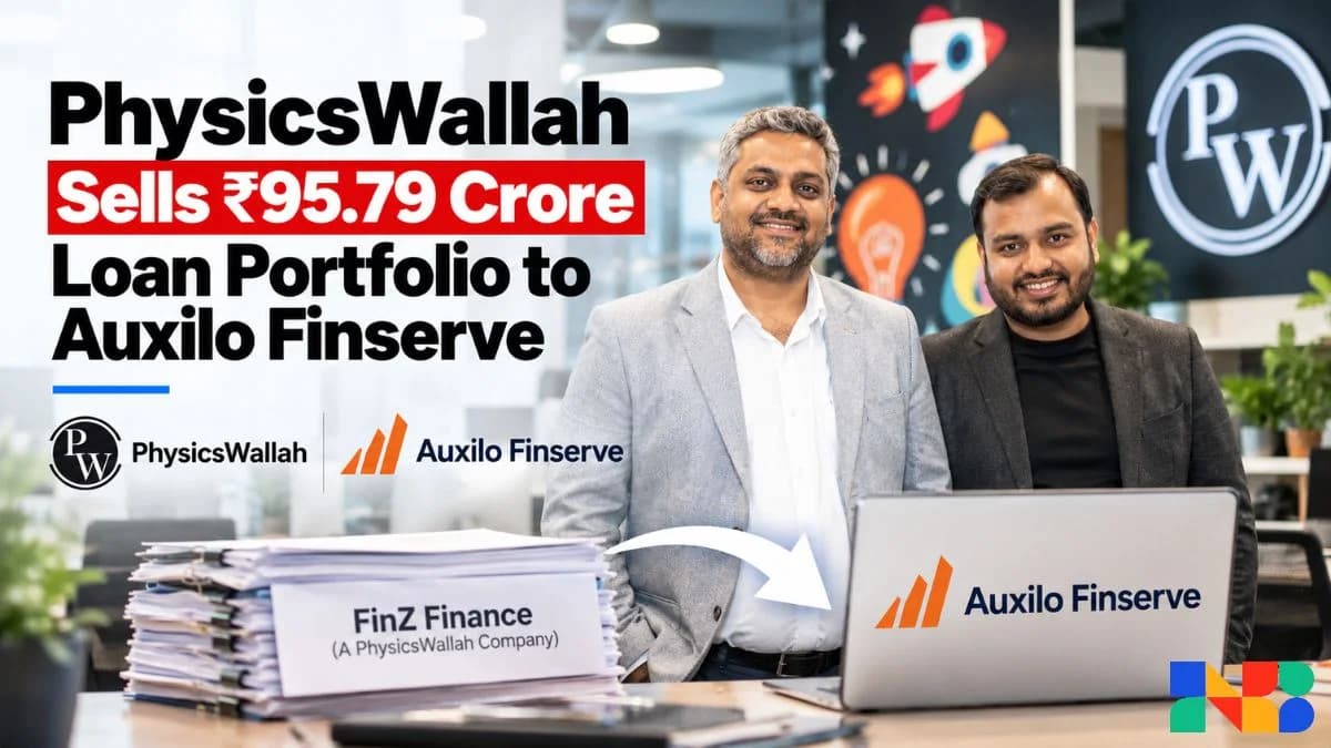 PhysicsWallah Sells ₹95.79Cr Debt: Why Shares Spiked 5.6% Today