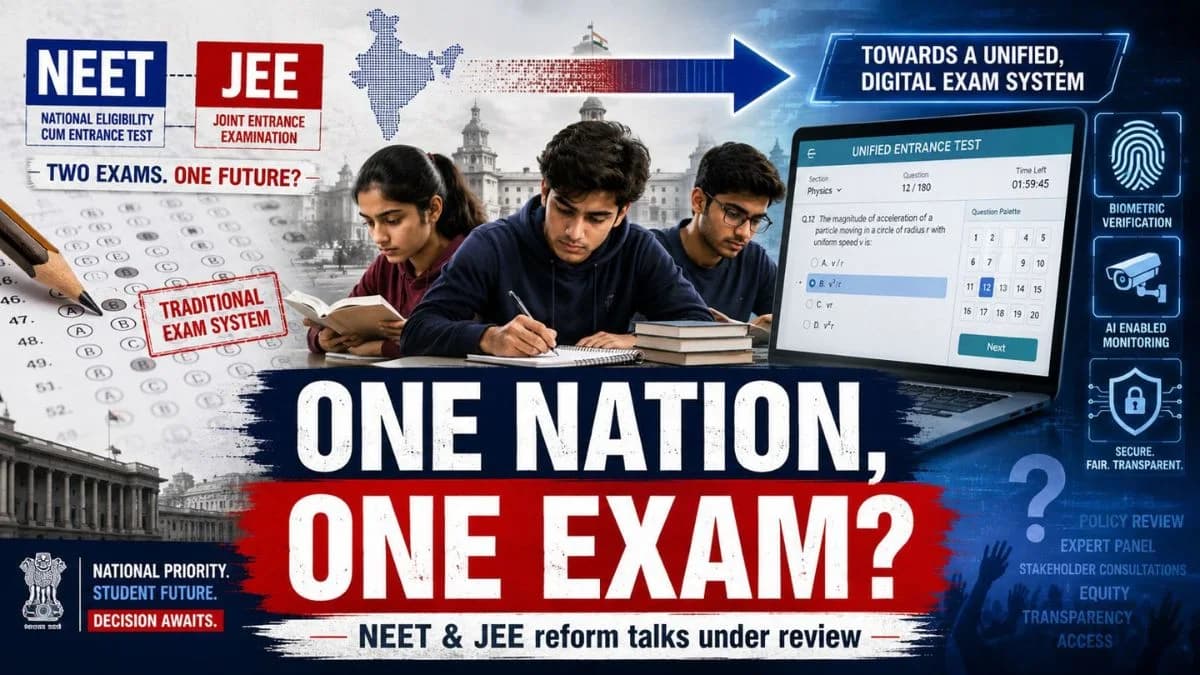 PMO NEET JEE Reforms 2026: What Centre’s Exam Reform Push Means for Students?