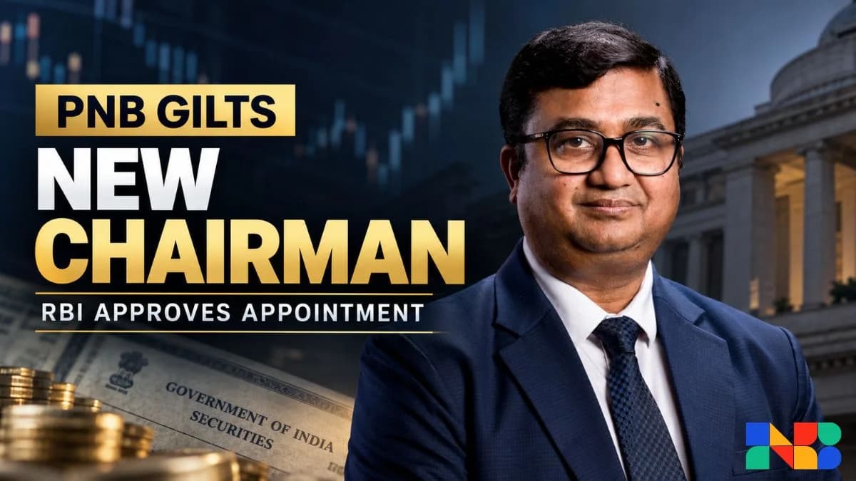 PNB Gilts Appoints Amit Kumar Srivastava as Chairman: RBI Approval & Market Impact