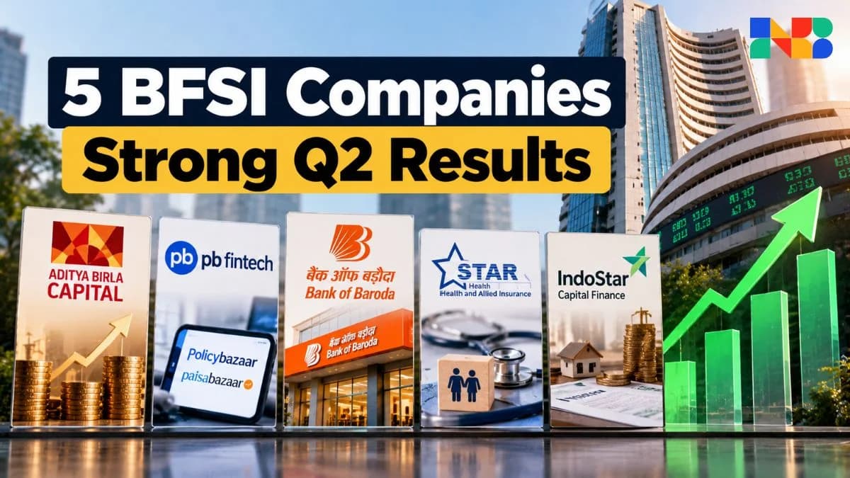 Q2 FY27 BFSI Earnings: Bank of Baroda, PB Fintech Post Record Profits