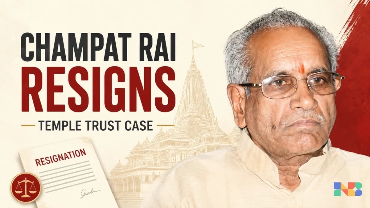 Ram Mandir Donation Theft Case: Champat Rai Resigns, Anil Mishra Quits as SIT Probe Deepens