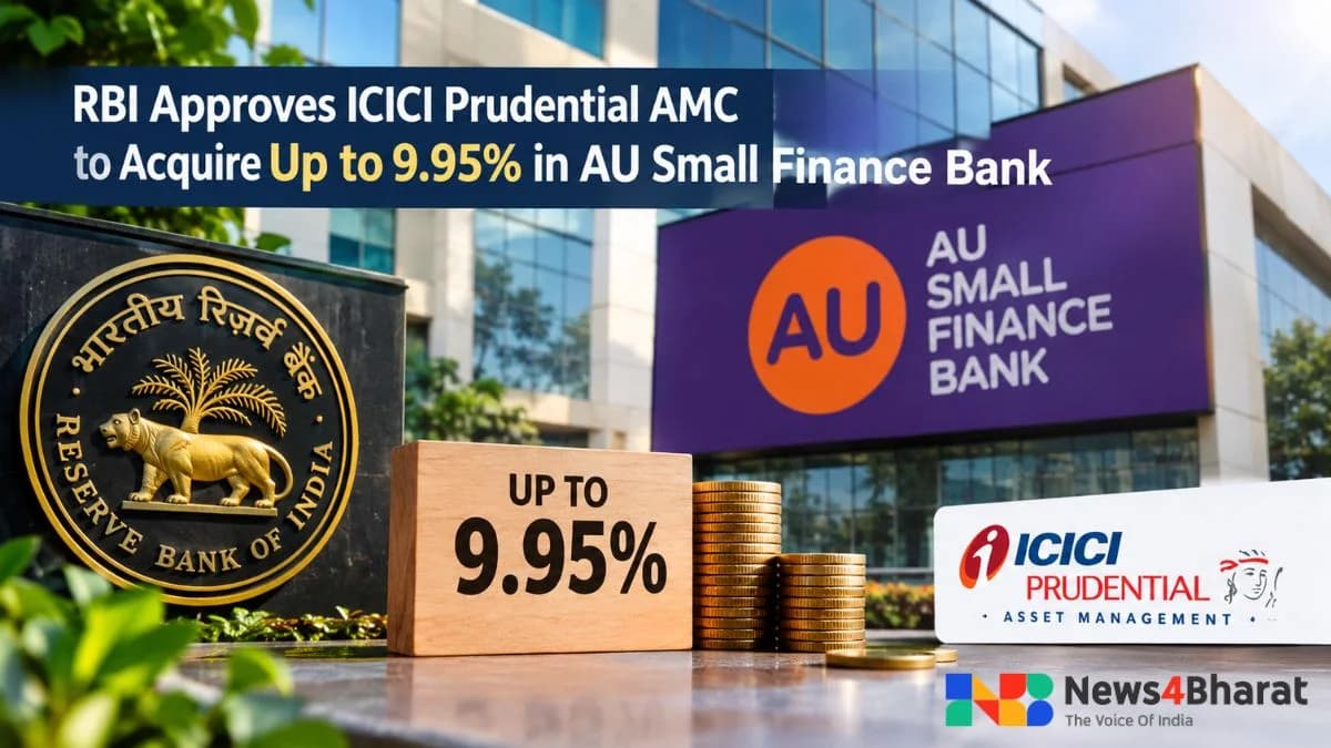 RBI Approval AU Small Finance Bank: ICICI Prudential AMC Stake