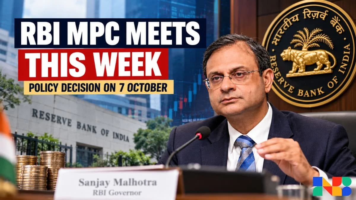RBI MPC October 2026: Repo Rate Decision Set for October 7