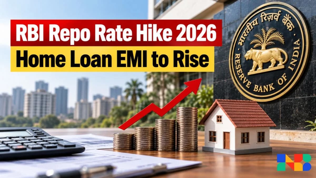 RBI Rate Hike 2026: EMI Impact on ₹30L to ₹1Cr Home Loans