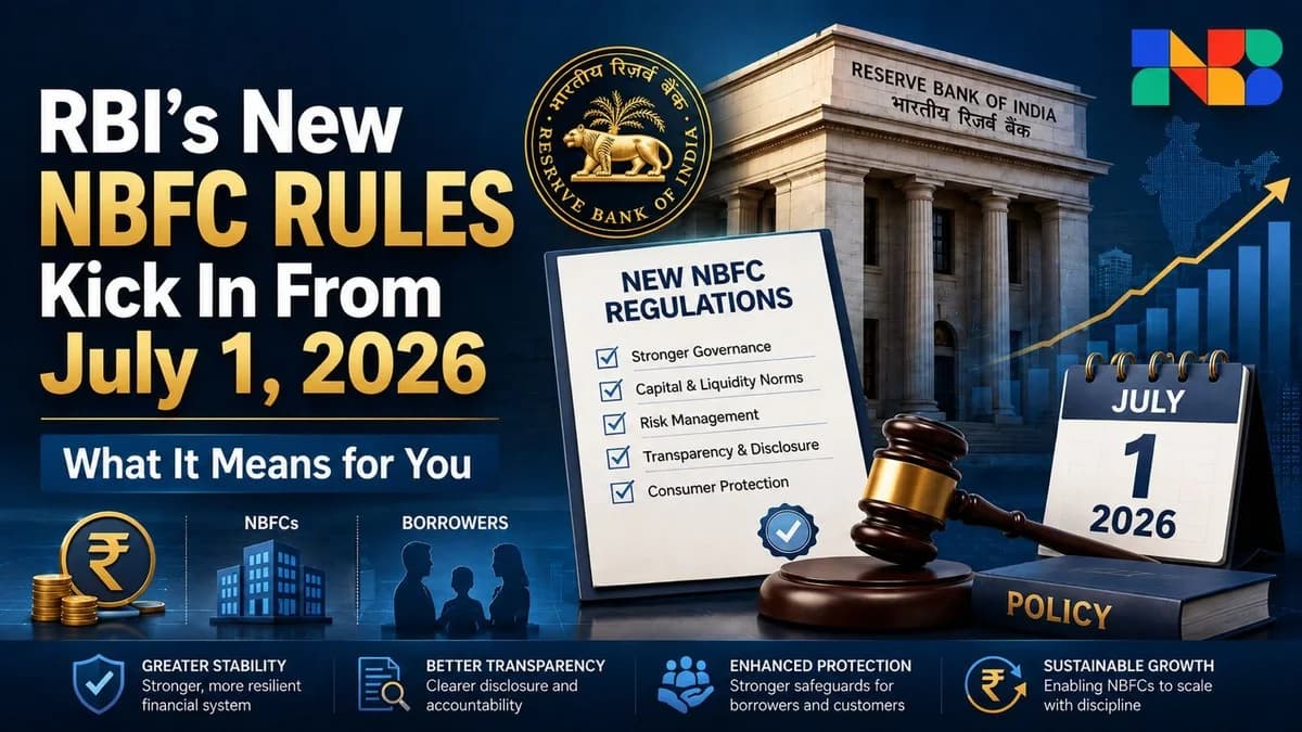 RBI Rules Out NBFCs New Rules; What It Means for You?
