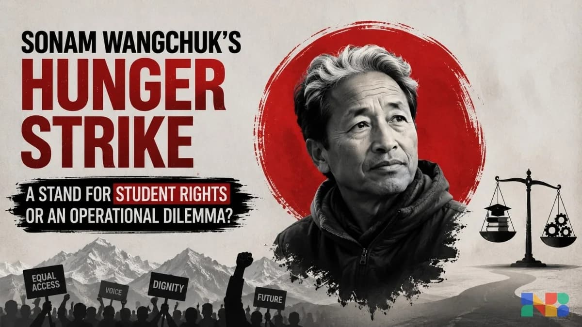 Sonam Wangchuk’s Hunger Strike; A Stand for Student Rights or an Operational Dilemma?