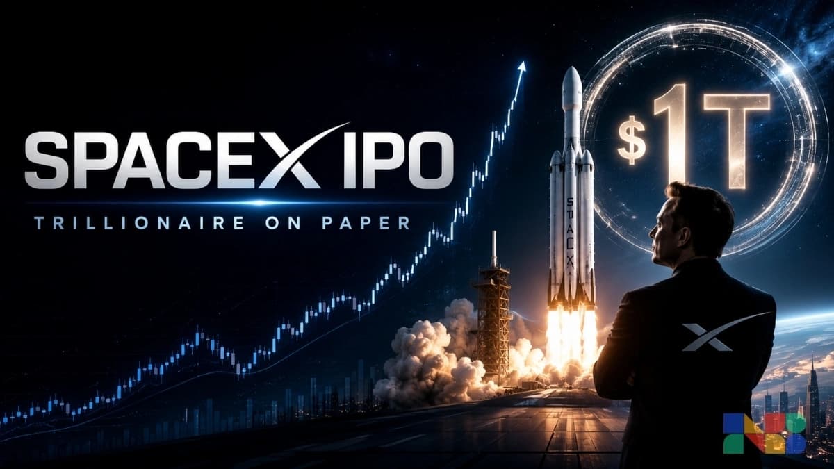 SpaceX IPO Creates History; Elon Musk Becomes First Trillionaire on Paper