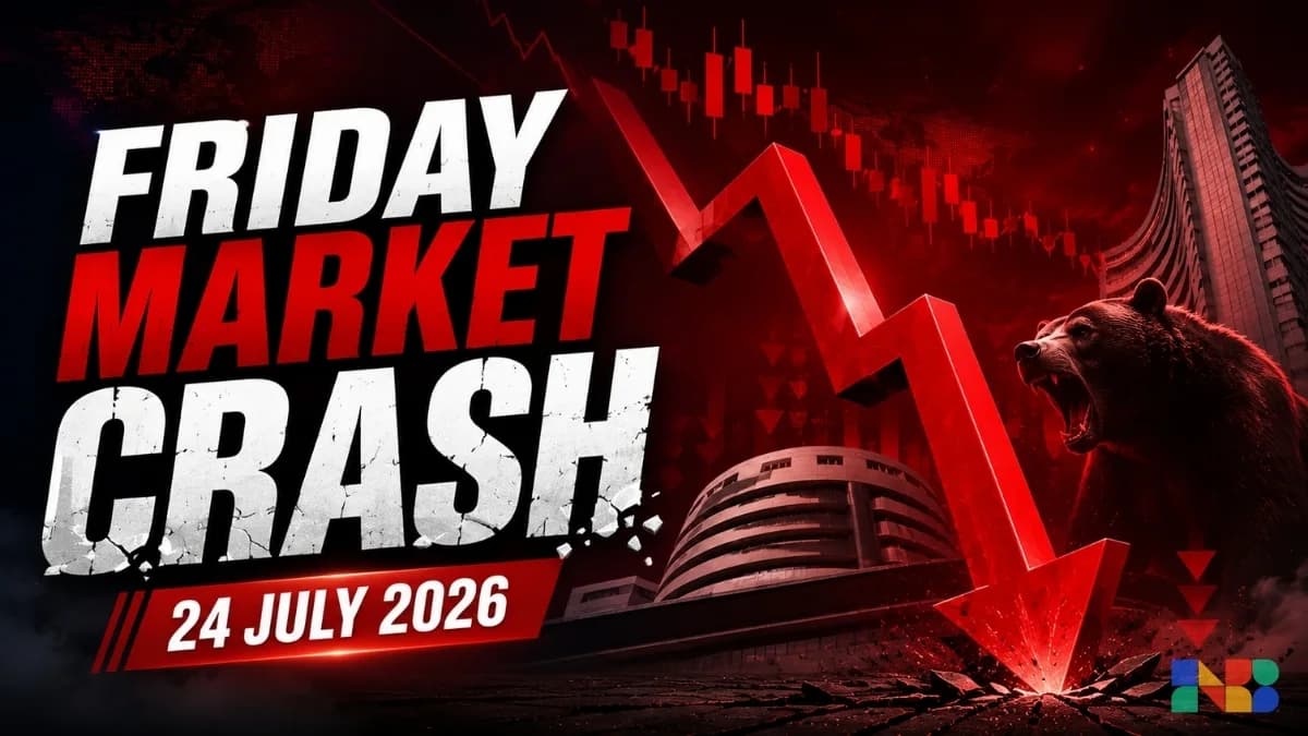 Sensex and Nifty falling today