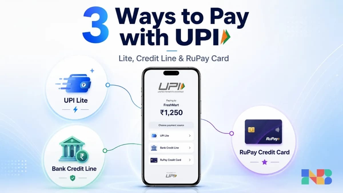 UPI Lite vs Credit Line vs RuPay Credit Card: Guide
