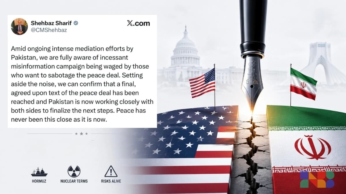 US-Iran Peace Deal Near Signing? Hormuz Blockade, Nuclear Terms Keep War Risks Alive!