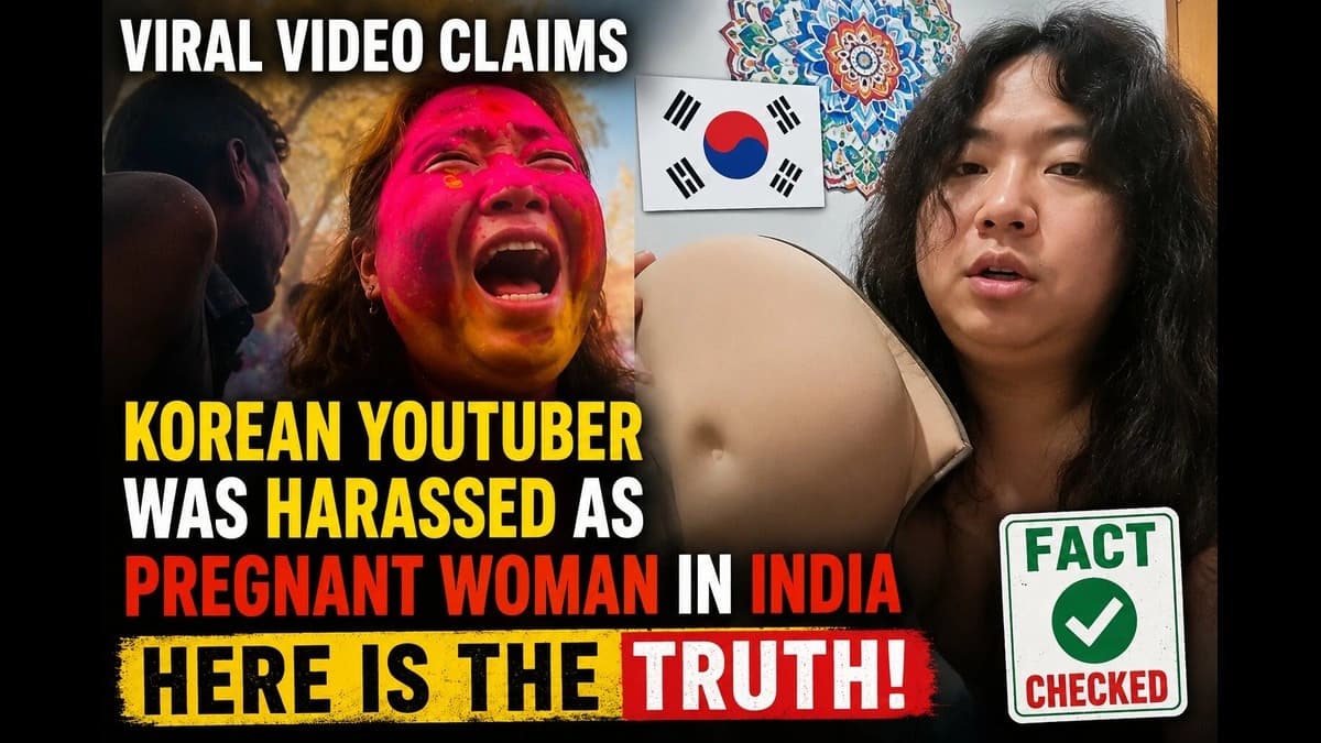 Viral Claim Busted: Korean YouTuber's "India Harassment" Video Was Actually Filmed in Bangladesh
