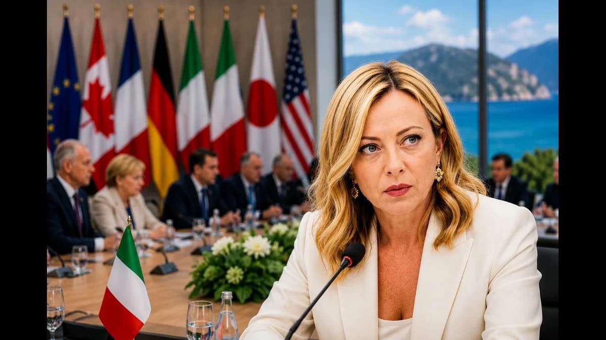 Why Giorgia Meloni’s G7 Photo With Trump And Merz Is Going Viral?