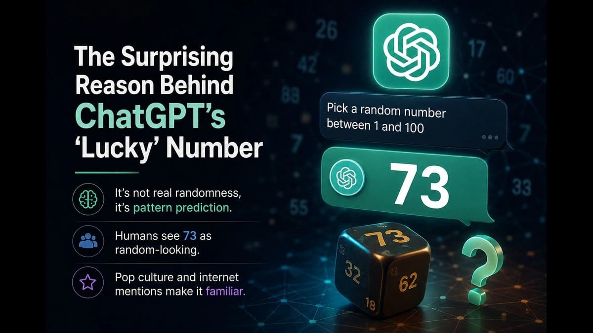 Why ChatGPT Often Picks 73 When Asked for a Random Number?