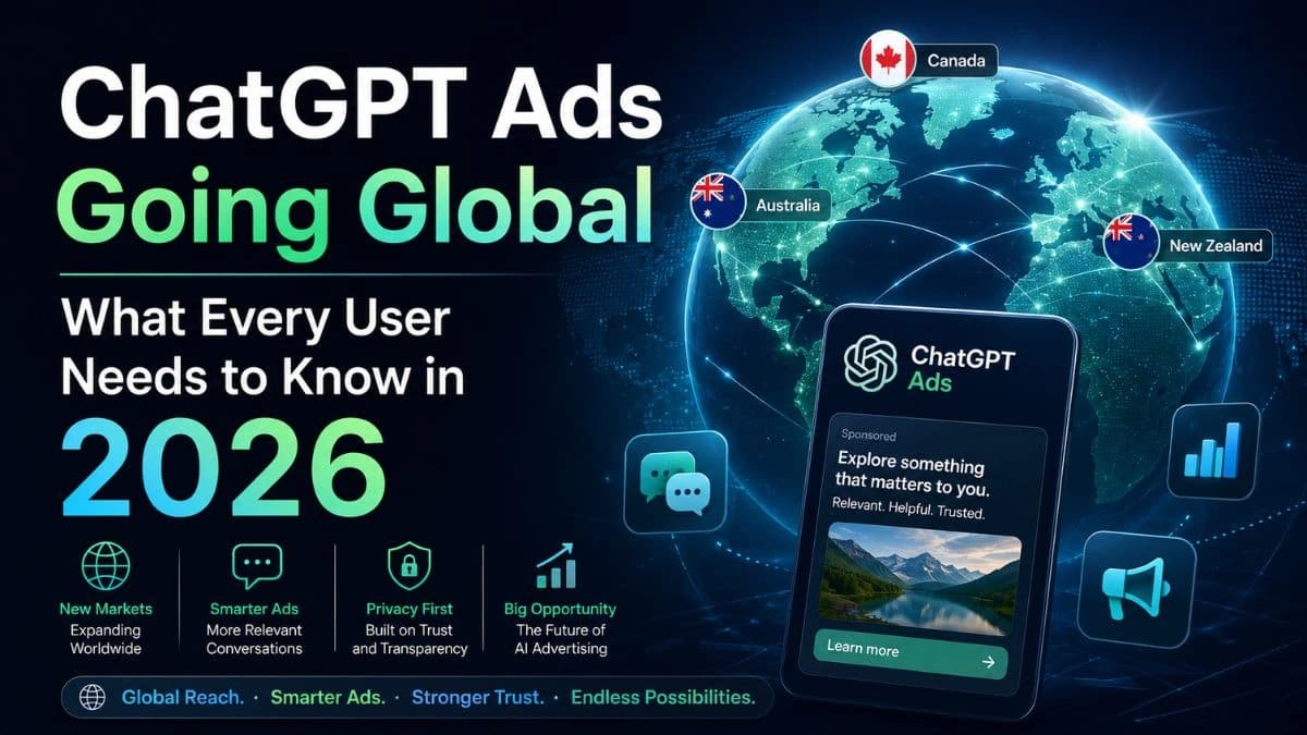 ChatGPT Ads Going Global — What Every User Needs to Know in 2026!
