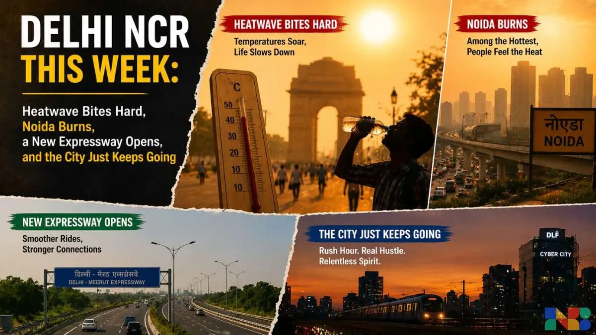 Delhi NCR This Week: Heatwave Bites Hard, Noida Burns, a New Expressway Opens, and the City Just Keeps Going