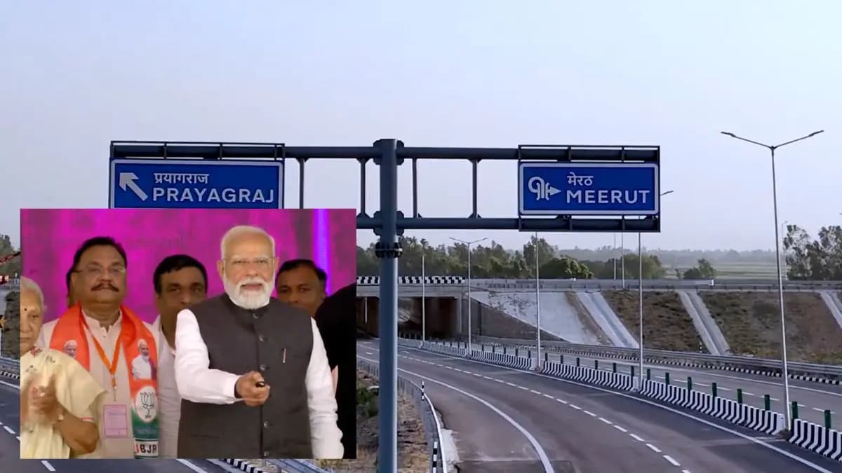 594 Kilometres, 12 Districts, One Button: PM Modi Opens UP's Longest Expressway