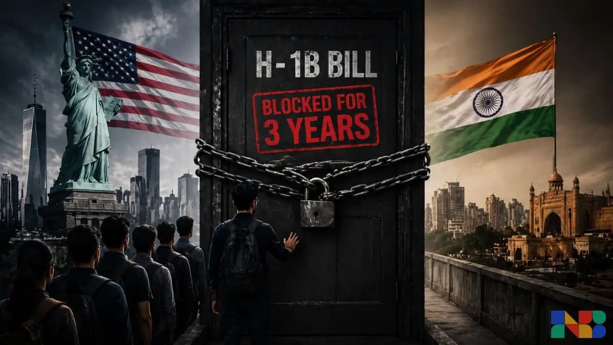 Blocked for 3 Years: The H-1B Bill That Could Shut America's Tech Door on India