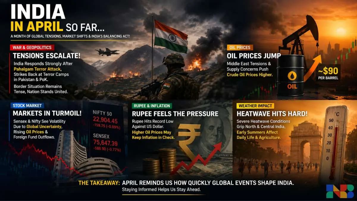 April 2026 in Review: 15 Days That Shook India's Economy, Markets, Geopolitics, and Daily Life