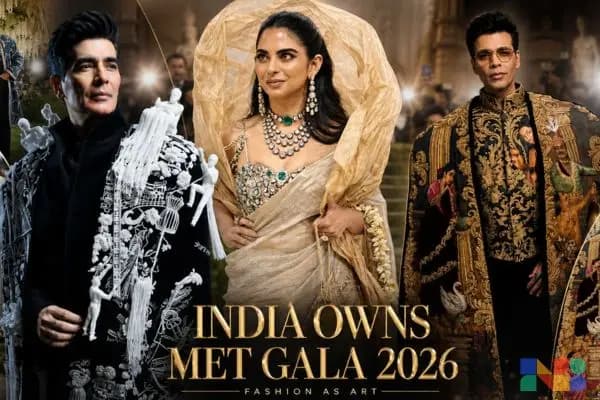 India Owns the Met Gala 2026: Isha Ambani, Karan Johar & Others Redefine Fashion as Art