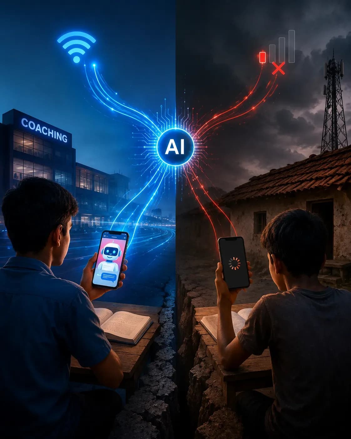 AI is making quality education more accessible while creating a new digital divide, where connectivity and AI access increasingly shape students' opportunities.
